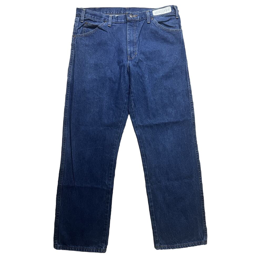 Dickies Jeans Men’s 36x31 Blue Denim Work Pants Straight Fit 100% Cotton NWOT